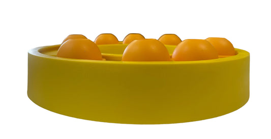 Piggy Poo and Crew Pet Slow Feeder Puzzle Game and Robot Treat Dispenser Combo Pack