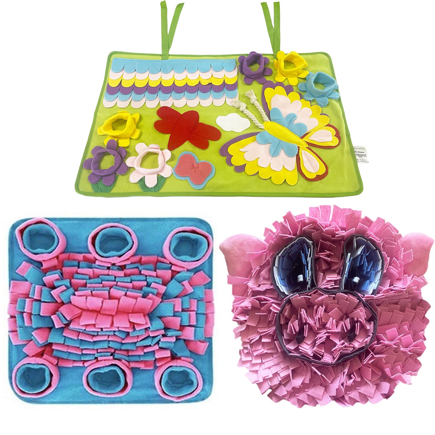 Piggy Poo and Crew Snuffle Rooting Mats - 3 Pack