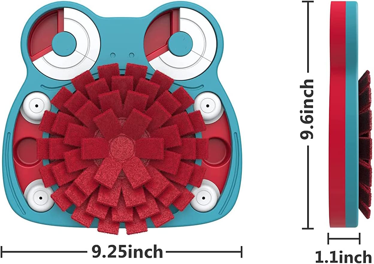 Piggy Poo and Crew Hide and Slide Snuffle Mat Treat Game for Dogs Pigs Rabbits Cats Guinea Pigs or other Small Animals