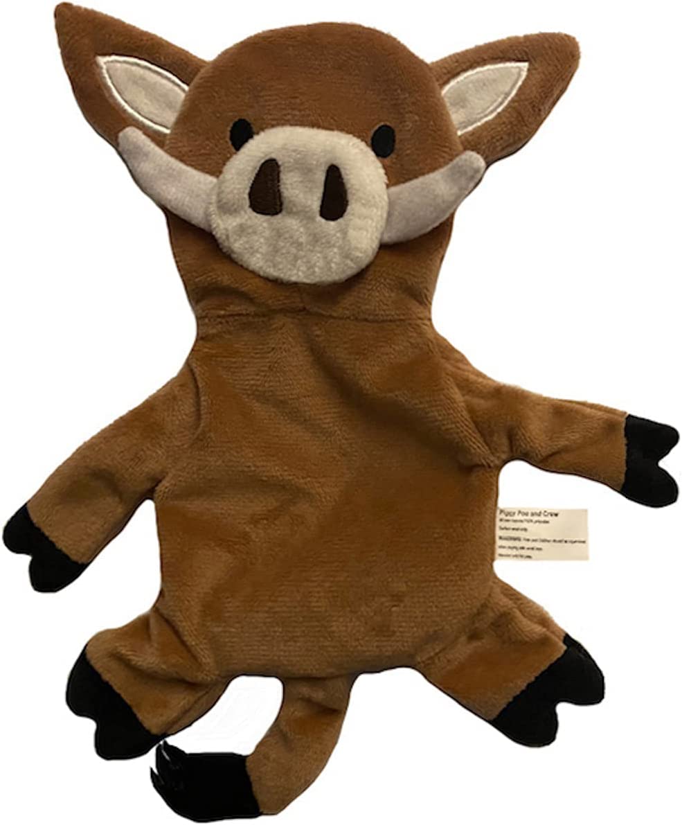 Piggy Poo and Crew Farm Animals Crinkle Squeaker Toy Set Four Pack
