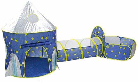 Piggy Poo and Crew Pop Up Play Tunnel and Ball Pit Game - Comes with 50 Balls