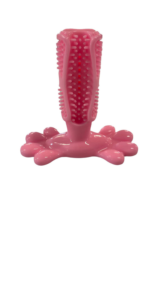 Piggy Poo and Crew Peanut Butter Chew Toy or Tooth Paste Dental Stick For Your Pet