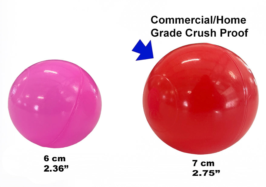 Piggy Poo and Crew 50 Crush Proof Ball Pit Game Balls - 2.75" Commercial/Home Grade