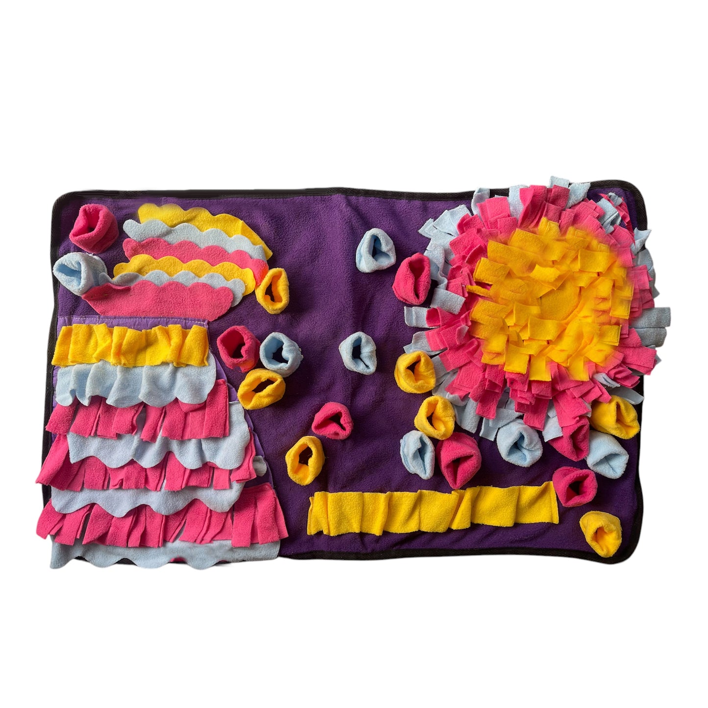 Piggy Poo and Crew Colorful Snuffle Rooting Activity Mat Heavy NonSkid Backing