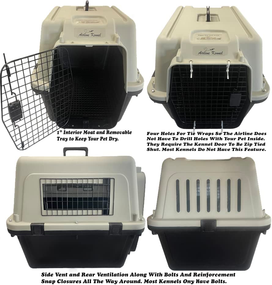 Piggy Poo and Crew Airline Kennel Pet Carrier