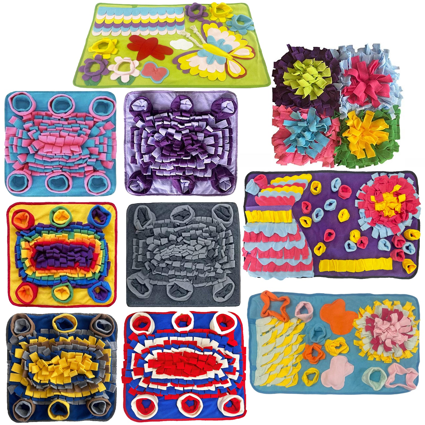 Snuffle Mat Bundle Pack of 10