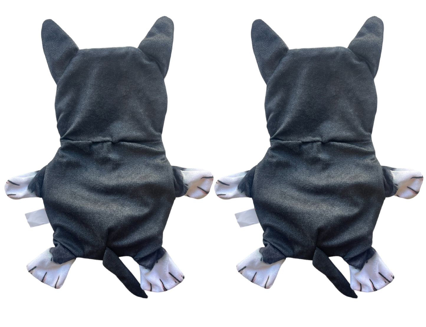 Piggy Poo and Crew Boston Terrier Crinkle Squeaker Toy - Two Pack