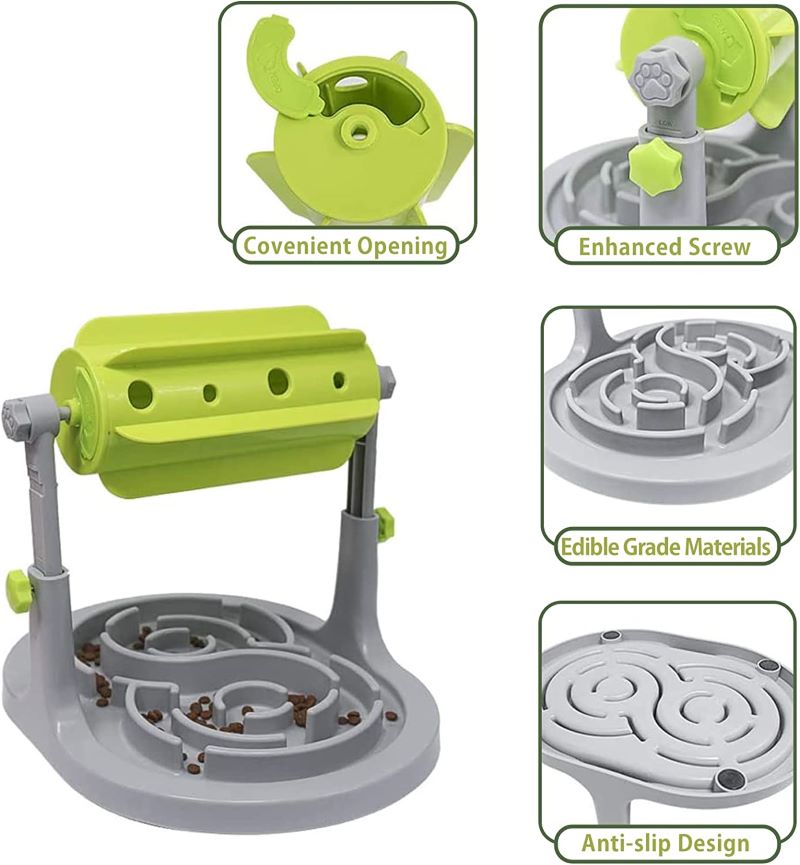 Multi-Pet Roller Slow Feeder Game for Dogs, Cats, Rabbits, Pigs & Small Animals