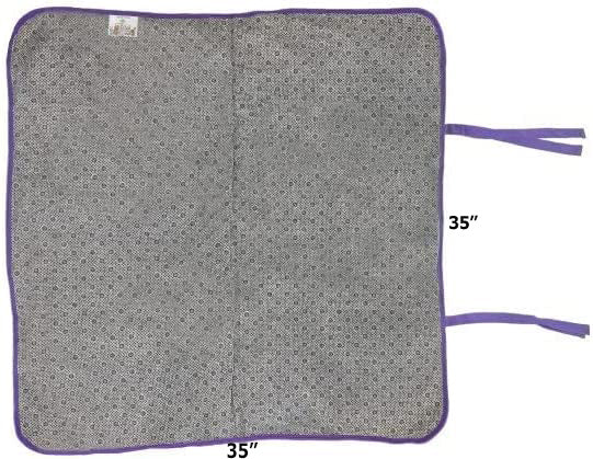 Piggy Poo and Crew Snuffle Mat for Dogs Pigs Rabbits or Other Small Pets - Made in USA - 36" x 36" - Non-Skid Backing