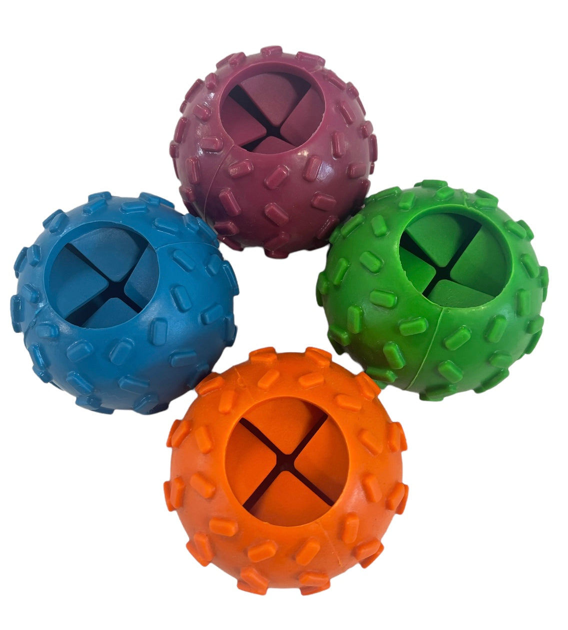 Piggy Poo and Crew Small Treat Ball 4 Pack