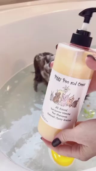 Piggy Poo and Crew Coconut Oil and All Natural Cherry Scented Whitening Pig Rust Shampoo Combo Pack