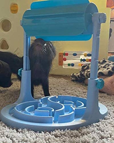 Multi-Pet Roller Slow Feeder Game for Dogs, Cats, Rabbits, Pigs & Small Animals