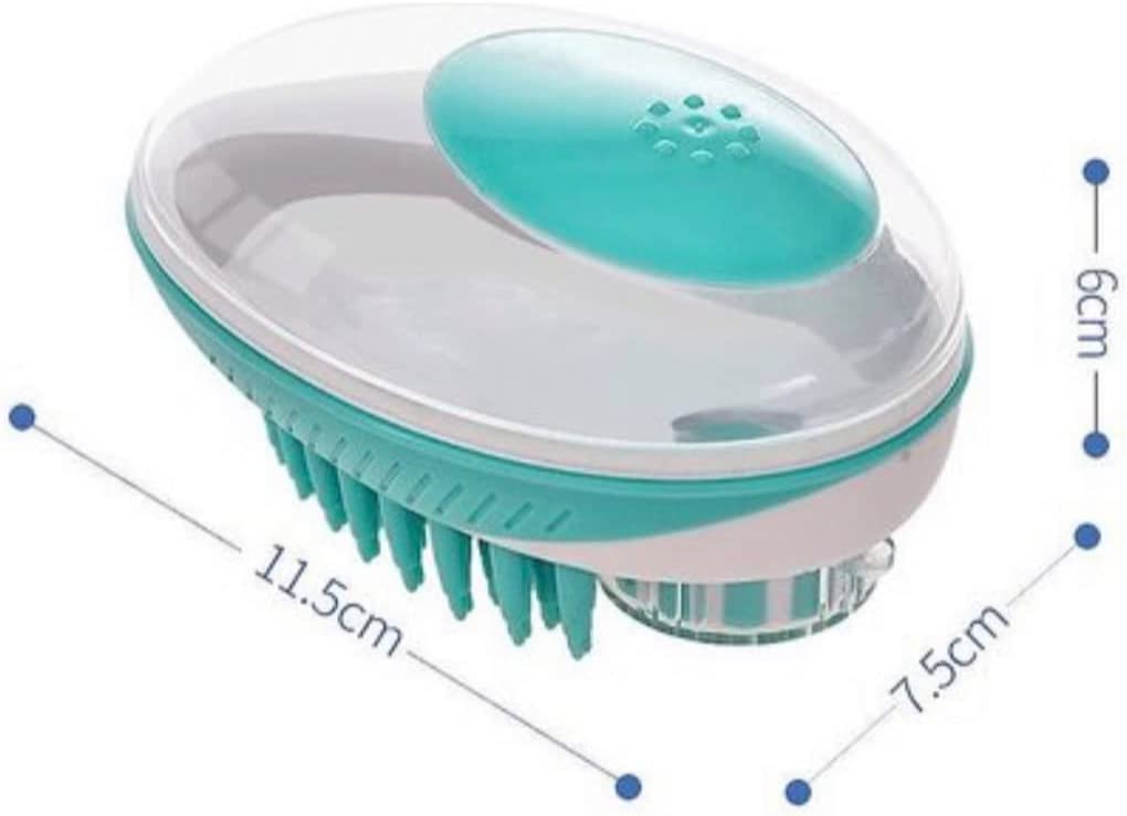 Piggy Poo and Crew Pet Shampoo and Shampoo Scrub Brush