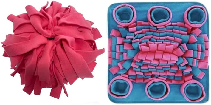 Snuffle Mat and a Snuffle Rattle Treat Ball