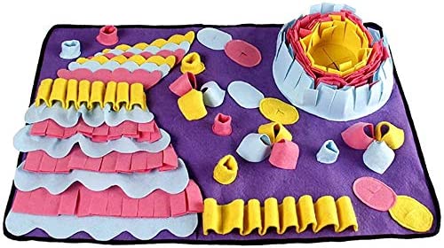 Piggy Poo and Crew Colorful Snuffle Rooting Activity Mat Heavy NonSkid Backing