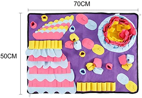 Piggy Poo and Crew Colorful Snuffle Rooting Activity Mat Heavy NonSkid Backing