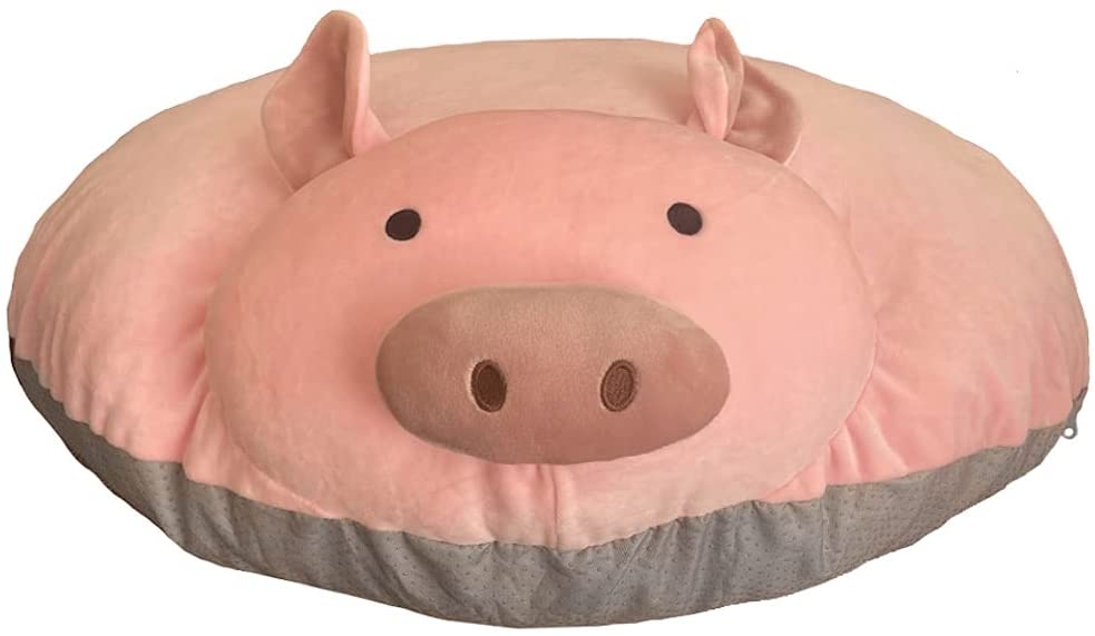 Piggy Poo and Crew Large Overstuffed Pig Shaped Pillow